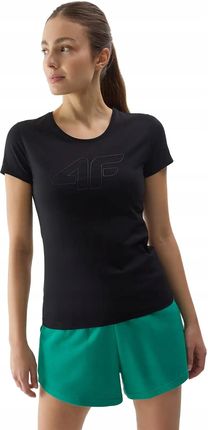 Damska koszulka t-shirt 4F F1163 czarny