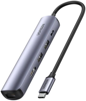 UGREEN Revodok CM418 USB-C - 2xUSB HDMI 4K 30Hz RJ45 1Gbps, PD 100W (6957303892327)