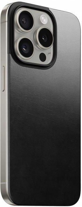Nomad Magnetic Horween Leather Back Iphone 15 Pro Black