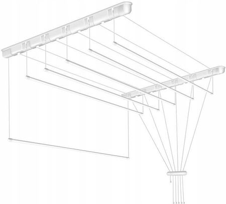 Suszarka sufitowa podwieszana 160 cm 5 prętów Malva