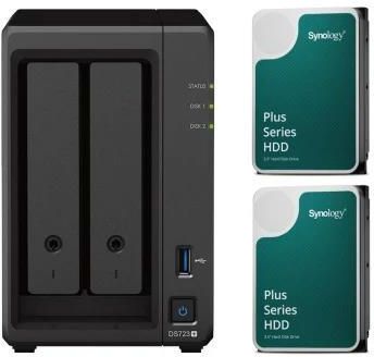 Synology DS723+ (2x 12TB HDD HAT3310 Plus) (DS723+WZESTAWIE2XHAT331012T)