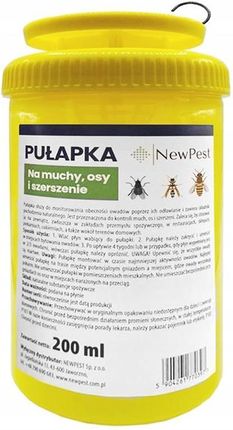 Newpest Pułapka Na Muchy Osy I Szerszenie Z Płynem Wabiącym 200ml 1909