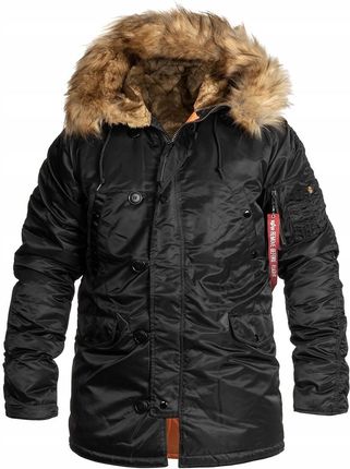 Kurtka zimowa męska Alpha Industries N3B VF 59 czarna 103141-03