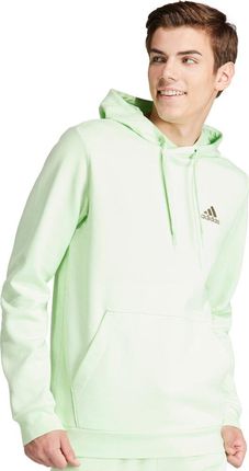 Bluza męska adidas Essentials Fleece Hoodie zielona IN0327