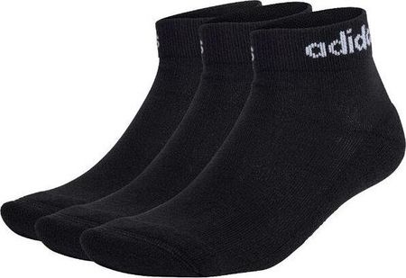 Skarpety adidas Linear Ankle Socks Cushioned Socks 3P czarne IC1303