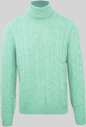 Swetry marki Malo model IUM024FCB22 kolor Zielony. Odzież męska. Sezon: Cały rok
