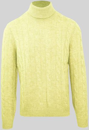 Swetry marki Malo model IUM024FCB22 kolor Zółty. Odzież męska. Sezon: Cały rok