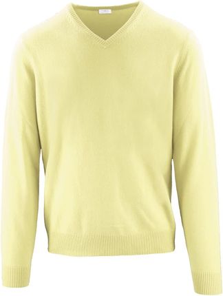 Swetry marki Malo model IUM020FCC12 kolor Zółty. Odzież męska. Sezon: Cały rok