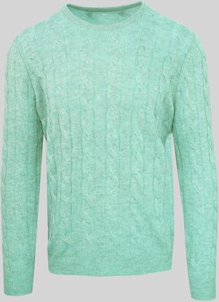 Swetry marki Malo model IUM023FCB22 kolor Zielony. Odzież męska. Sezon: Cały rok