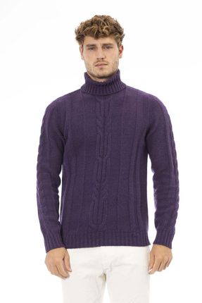 Swetry marki Alpha Studio model AU5440G kolor Fioletowy. Odzież męska. Sezon:
