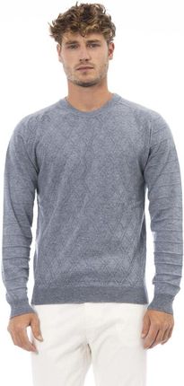 Swetry marki Alpha Studio model AU01C kolor Niebieski. Odzież męska. Sezon: