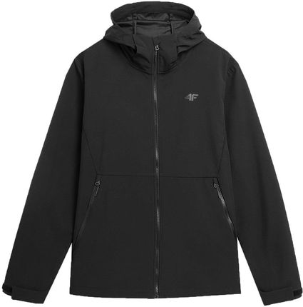 4F Kurtka męska softshell 4F M043 głęboka czerń 4FSS23TSOFM043 20S