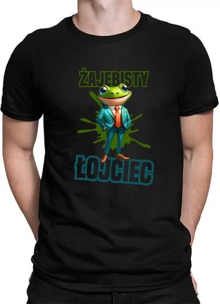 Żajebisty łojciec - męska koszulka na prezent