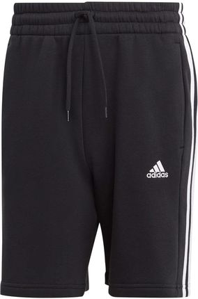 Adidas Spodenki męskie adidas Essentials Fleece 3-Stripes czarne IB4026