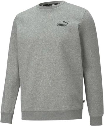 Puma Bluza męska Puma ESS Small Logo Crew FL szara 586682 03