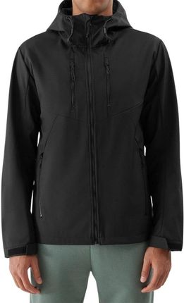 4F Kurtka męska softshell 4F M224 głęboka czerń 4FWSS24TSOFM224 20S