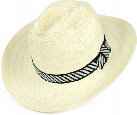Kapelusz Męski Damski Plażowy Słomkowy Panama Lekki Młodzieżowy na Lato 60