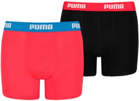 Puma Bokserki dla dzieci Puma Basic Boxer 2P czerwone, czarne 935454 04