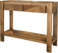 Zdjęcie Cudnemeble Konsola Oslo Z Drewna Mango 110 Cm Szufladami I Półką Toffi 4068 - Piaski