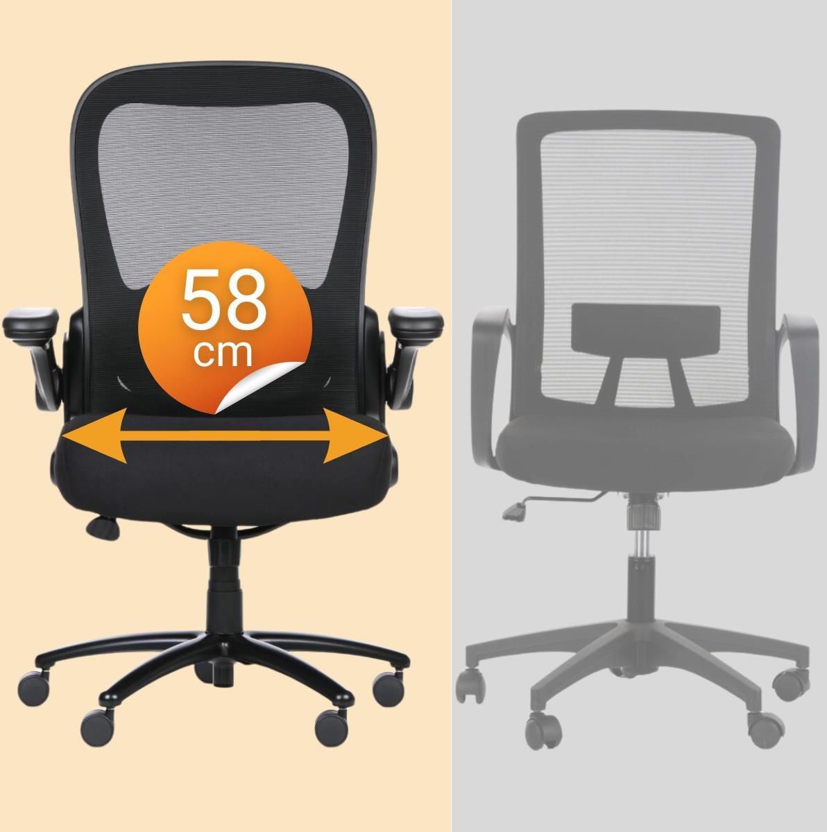 Krzesło Biurowe Wide Xxl, Czarny - Opinie i atrakcyjne ceny