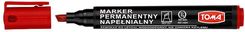 Zdjęcie Marker Permanentny Toma, Czerwony 1,0-5,0Mm Ścięta Końcówka - Łapy