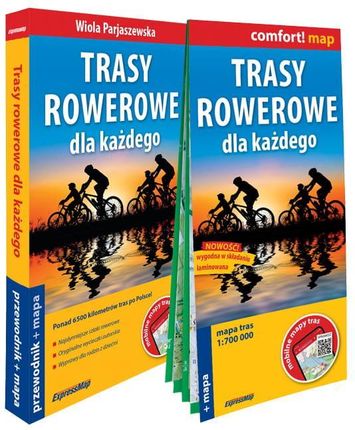 Trasy rowerowe dla każdego 2w1: przewodnik + mapa