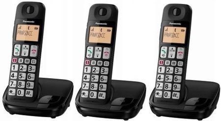 3 Panasonic outlets DECT Telefone KX-TGA685