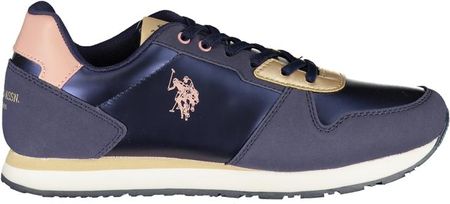 US POLO ASSN. NIEBIESKIE OBUWIE SPORTOWE DLA KOBIET