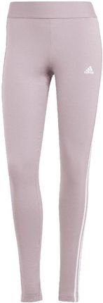 Adidas Legginsy damskie adidas Loungewear Essentials 3-Stripes różowe IR5347