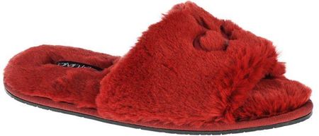 Kapcie Calvin Klein Slipper Sandal Fur W HW0HW00634-XB8