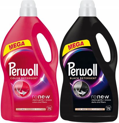 Perwoll Renew Black Color 2x3,75L 150 Prań