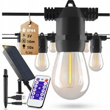 Zdjęcie Smartled Girlanda Solarna 10M 10X Żarówka Led E27 Pilot 4553  - Kętrzyn