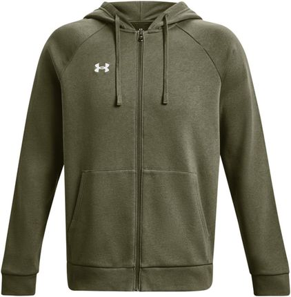 Under Armour Bluza męska Under Armour Rival Fleece FZ Hoodie khaki 1379767 390