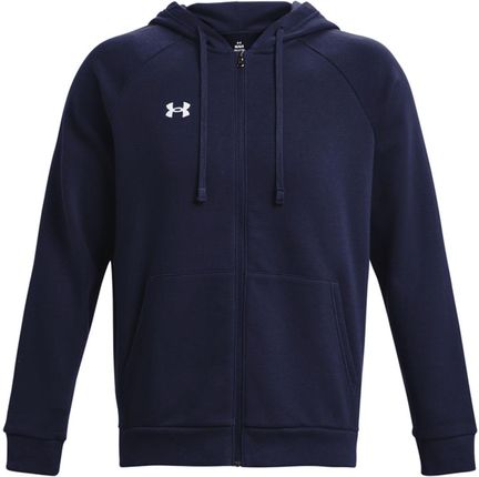 Under Armour Bluza męska Under Armour Rival Fleece FZ Hoodie granatowa 1379767 410