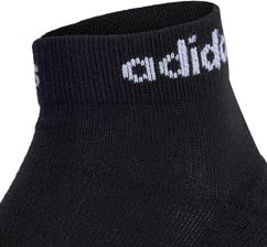 Zdjęcie Adidas Skarpety adidas Linear Ankle Socks Cushioned Socks 3P czarne IC1303 - Lipsko