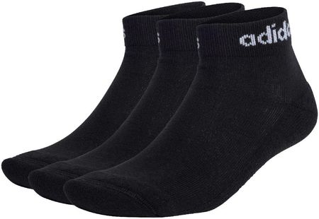 Adidas Skarpety adidas Linear Ankle Socks Cushioned Socks 3P czarne IC1303