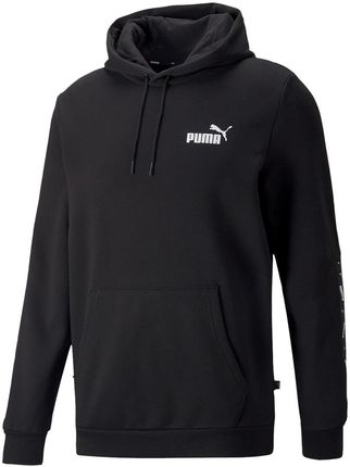 Puma Bluza męska Puma ESS+ Tape Hoodie FL czarna 849040 01