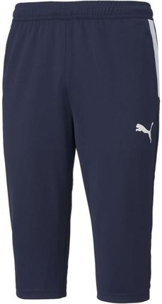 Puma Spodnie męskie Puma teamLIGA Training 3/4 Pants granatowe 657271 06