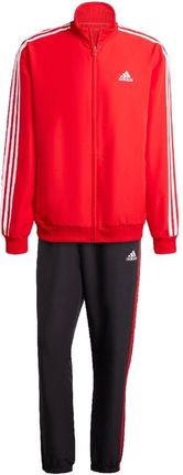 Adidas Dres męski adidas 3-Stripes Woven Track Suit czewono-czarny IR8199