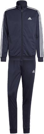 Adidas Dres męski adidas Basic 3-Stripes Tricot Track Suit granatowy HZ2220