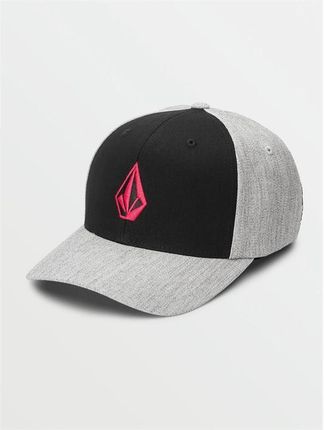 czapka z daszkiem VOLCOM - Full Stone Hthr Flexfit Hat Black Combo (BLC) rozmiar: S/M