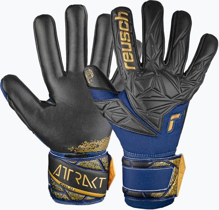 Rękawice Bramkarskie Reusch Attrakt Gold X Nc Premium Blue/Gold/Black