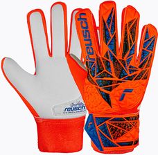 Zdjęcie Rękawice Bramkarskie Reusch Attrakt Starter Grip Hyper Orng/Elec Blue - Dynów