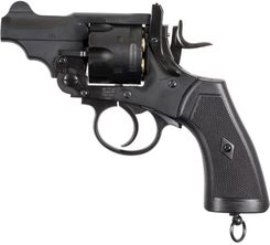 Zdjęcie Rewolwer wiatrówka WEBLEY MKVI .455 Civilian kal.5,5 mm Diabolo łuski 6-strzał. lufa 2,5" CO2 Black Ekp do17J - Knurów