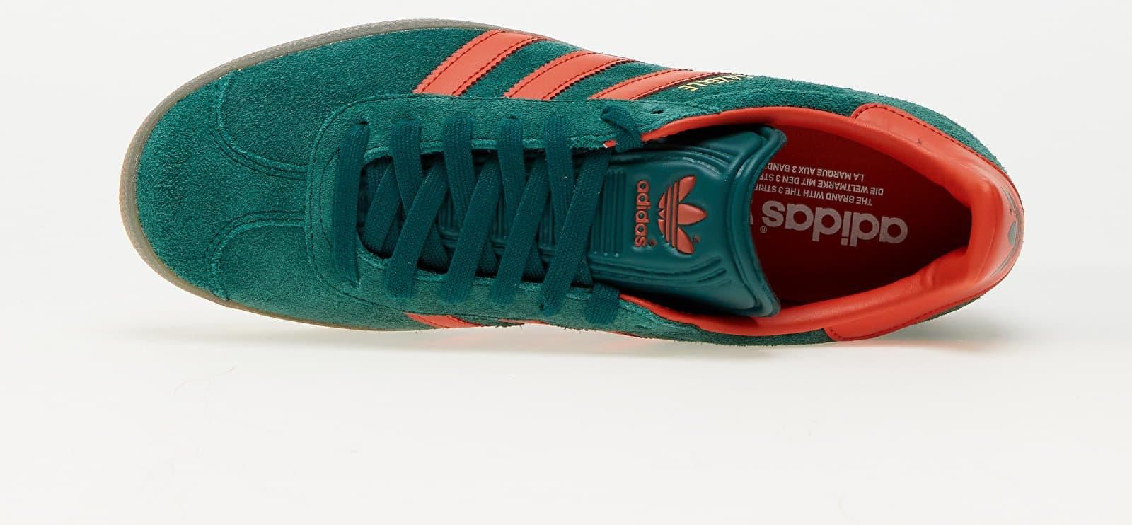 adidas gazelle silver green womens Adidas Gazelle Collegiate Green Preloved Red main image 1