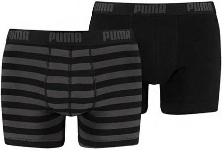 Puma Bokserki męskie Puma Stripe 1515 Boxer 2P czarne 907433 03/591015001 200