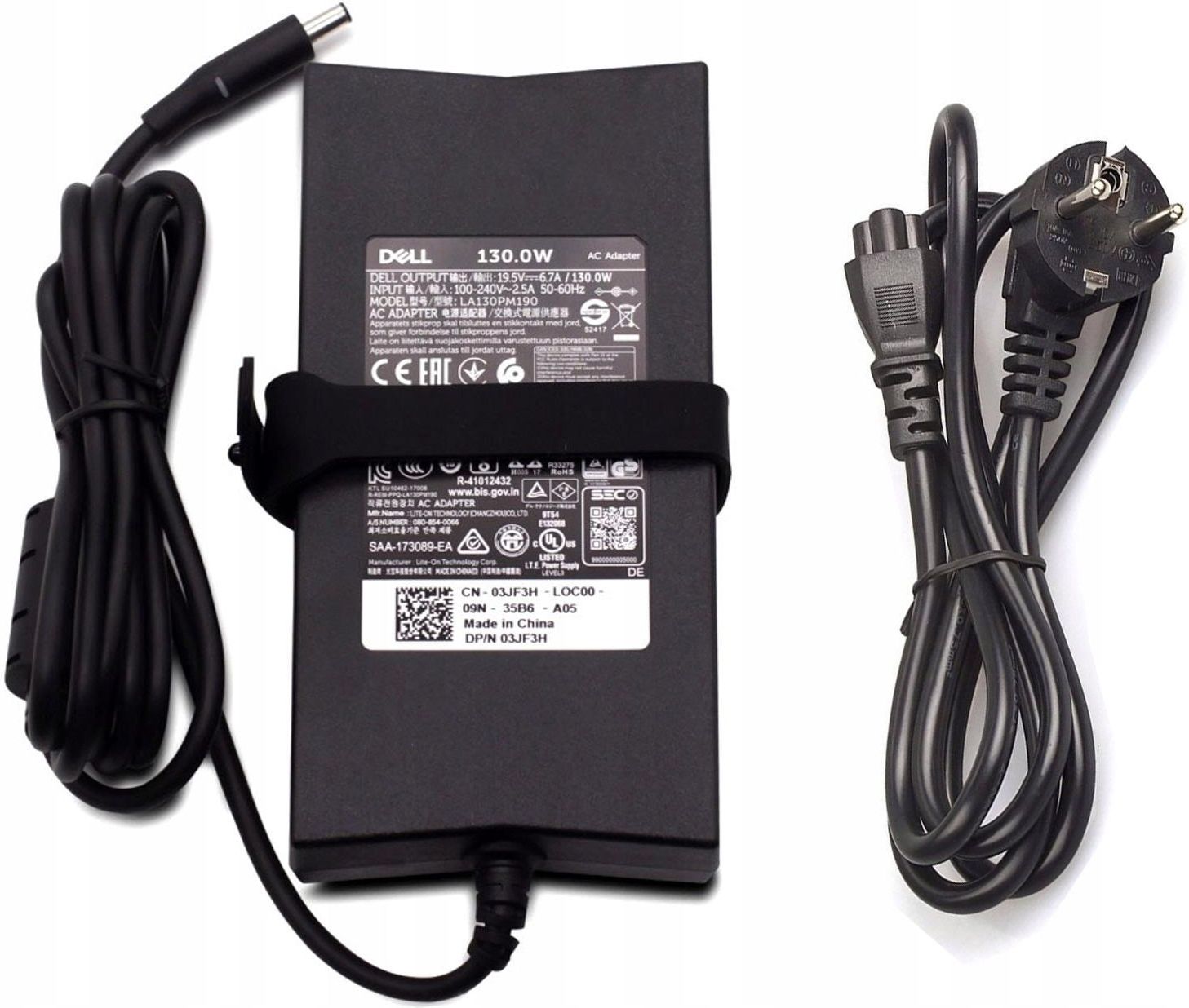 Alimentatore Originale Dell 130W 19.5V 6.7A Per Optiplex Micro 5000 7050 7060 7070