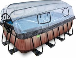 Zdjęcie Basen Exit Stelażowy Wood Kopuła 30274210 400X200X122cm - Swarzędz