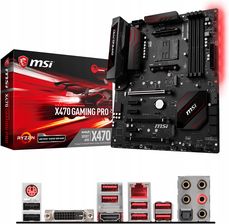 Msi Płyta główna X470 Gaming Pro Atx AM4 pod Ryzen 9 4x DDR4 M.2 Komplet (9117B79010)