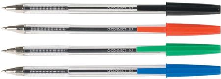Q-Connect Długopis Qconnect 0,7mm (Opak. 20 Szt.), Zielony